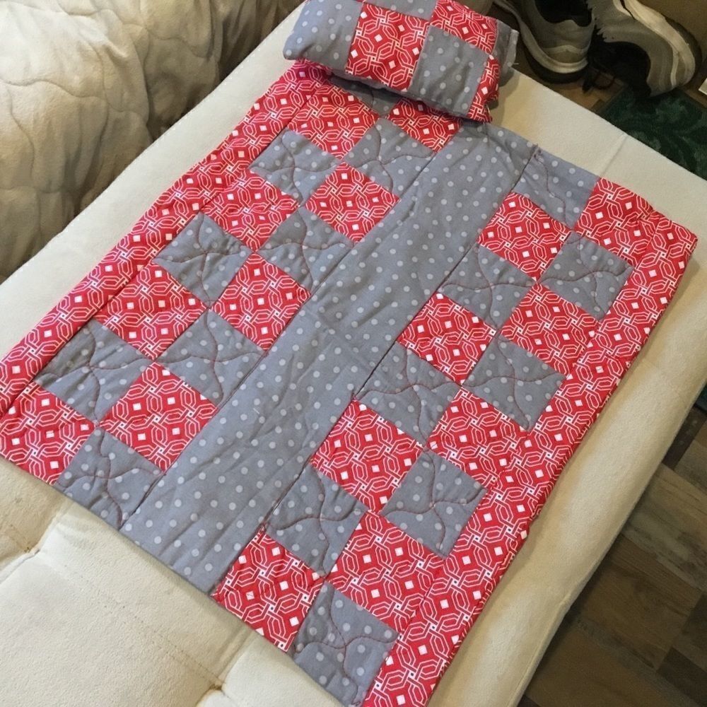 NWT. Hand Crafted Doll/Stuffed Animal Quilt